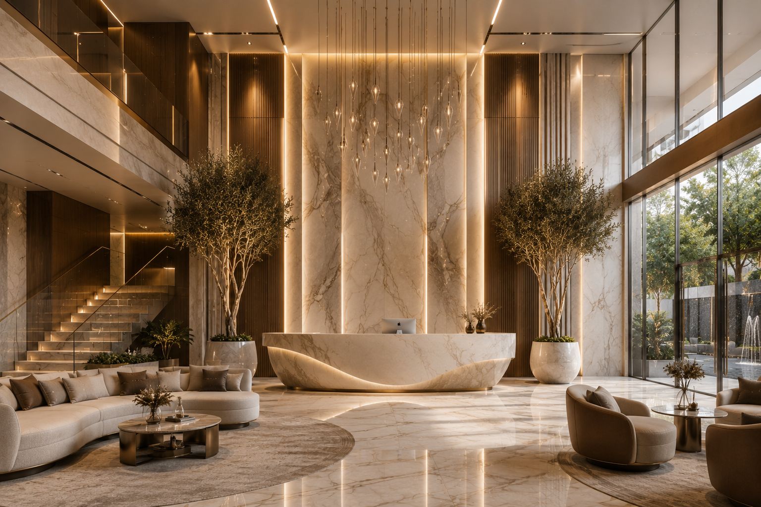 Reception lobby