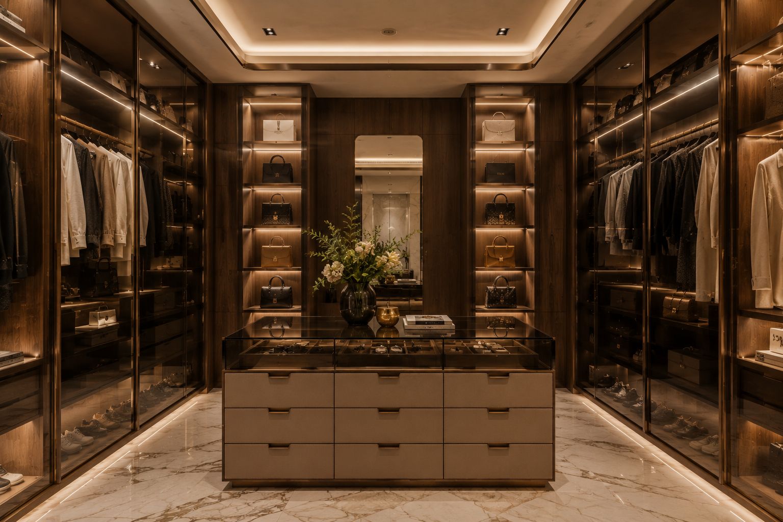Walk-in wardrobe